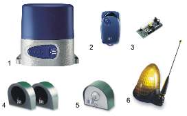 Kit automatizare poarta culisanta pana la 600 kg