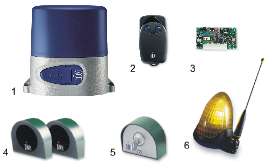 Kit automatizare poarta culisanta pana la 300 kg